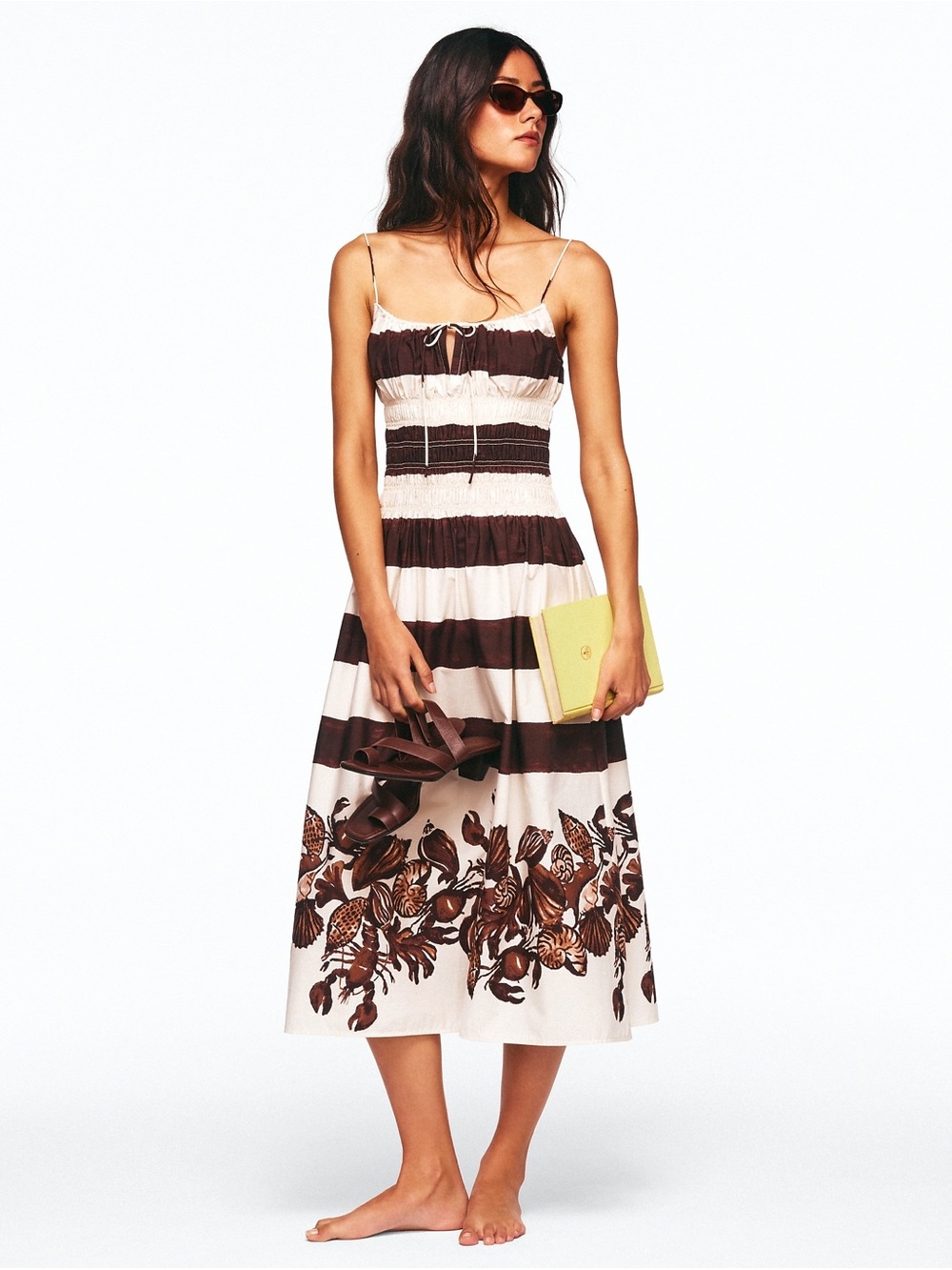 J.Crew Reverie dress NWT in lobster & seashell print XL